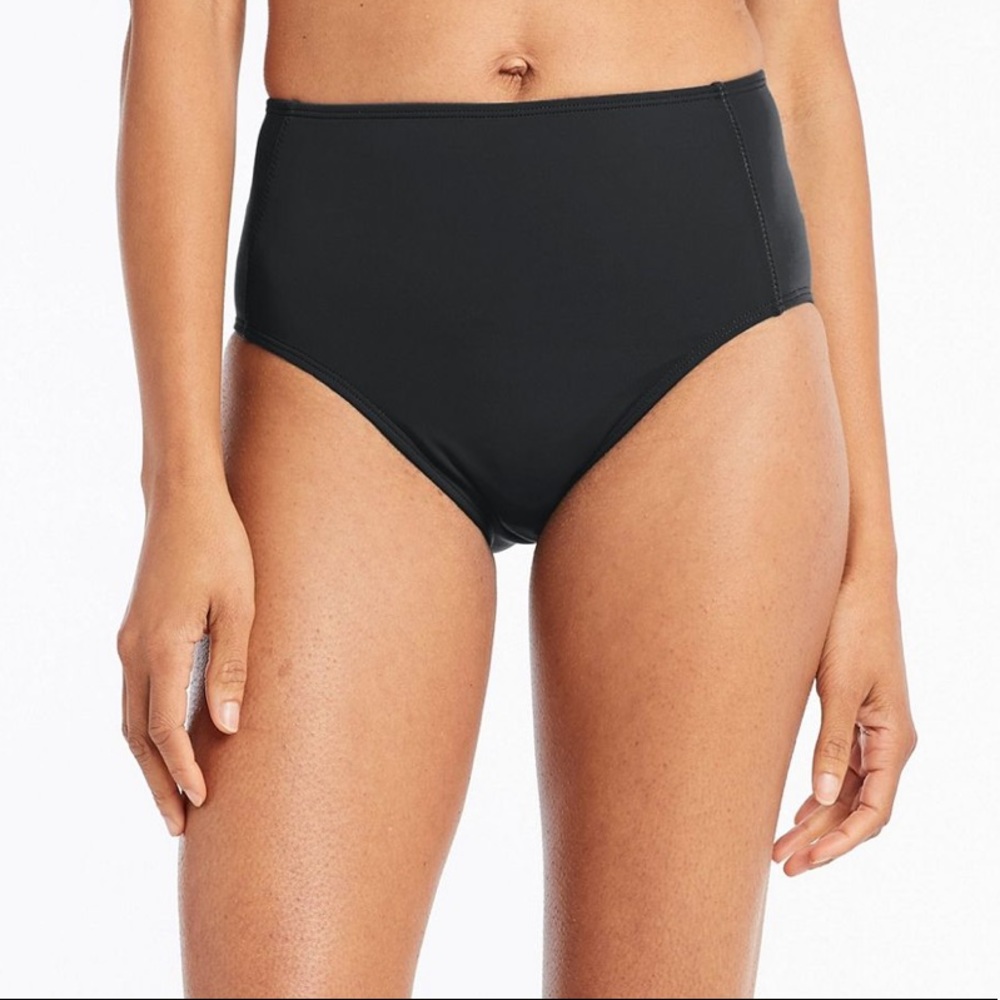 Womens LLBean High Waisted Swim Bottoms